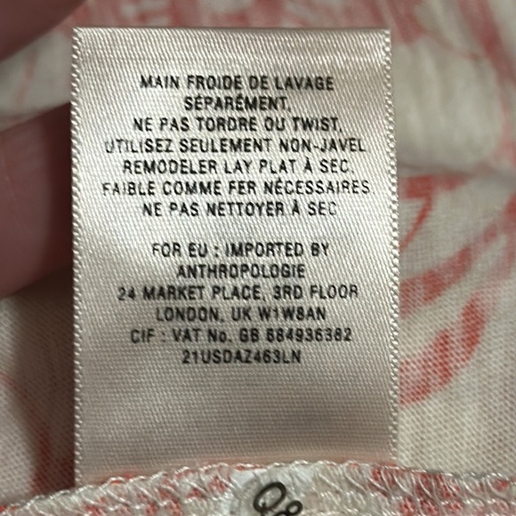 Anthropologie Leifnotes Scattered Stallata Drop Waist Dress Size Small - Picture 12 of 12